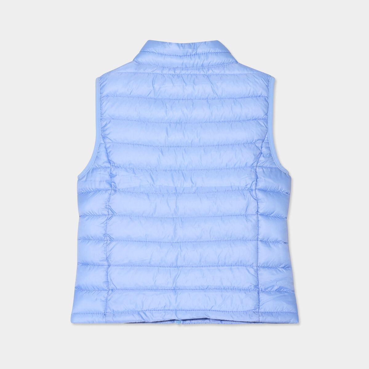 Doudoune l&eacute;g&egrave;re sans manches imperm&eacute;able bleu clair fille