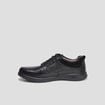 Derbies à lacets en cuir noir homme