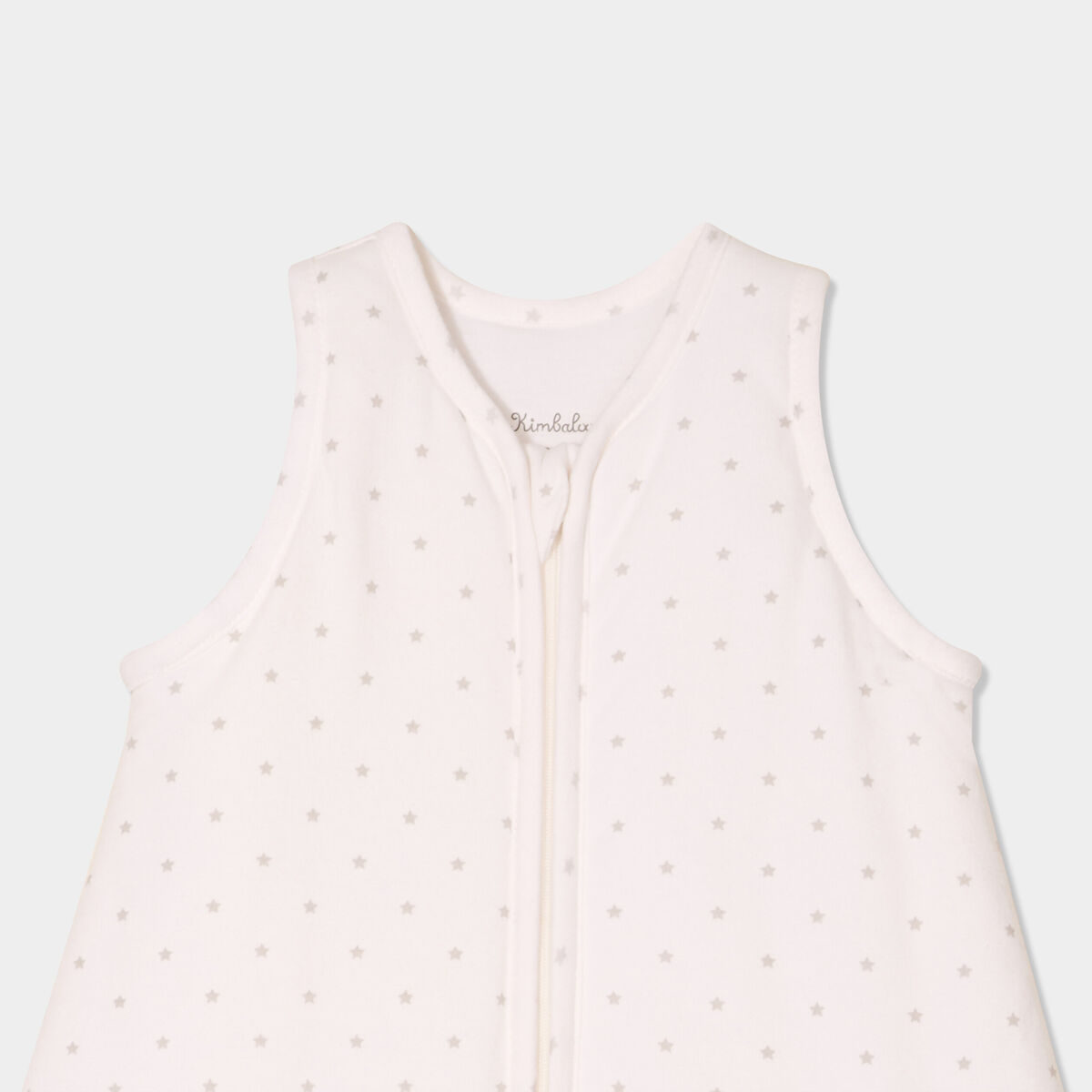 Gigoteuse sans manches TOG 1 coton blanc b&eacute;b&eacute;