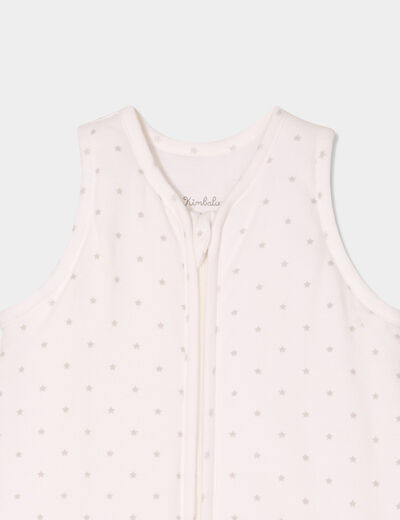 Gigoteuse sans manches TOG 1 coton blanc bébé