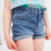 Short en jean denim 5 poches denim stone fille