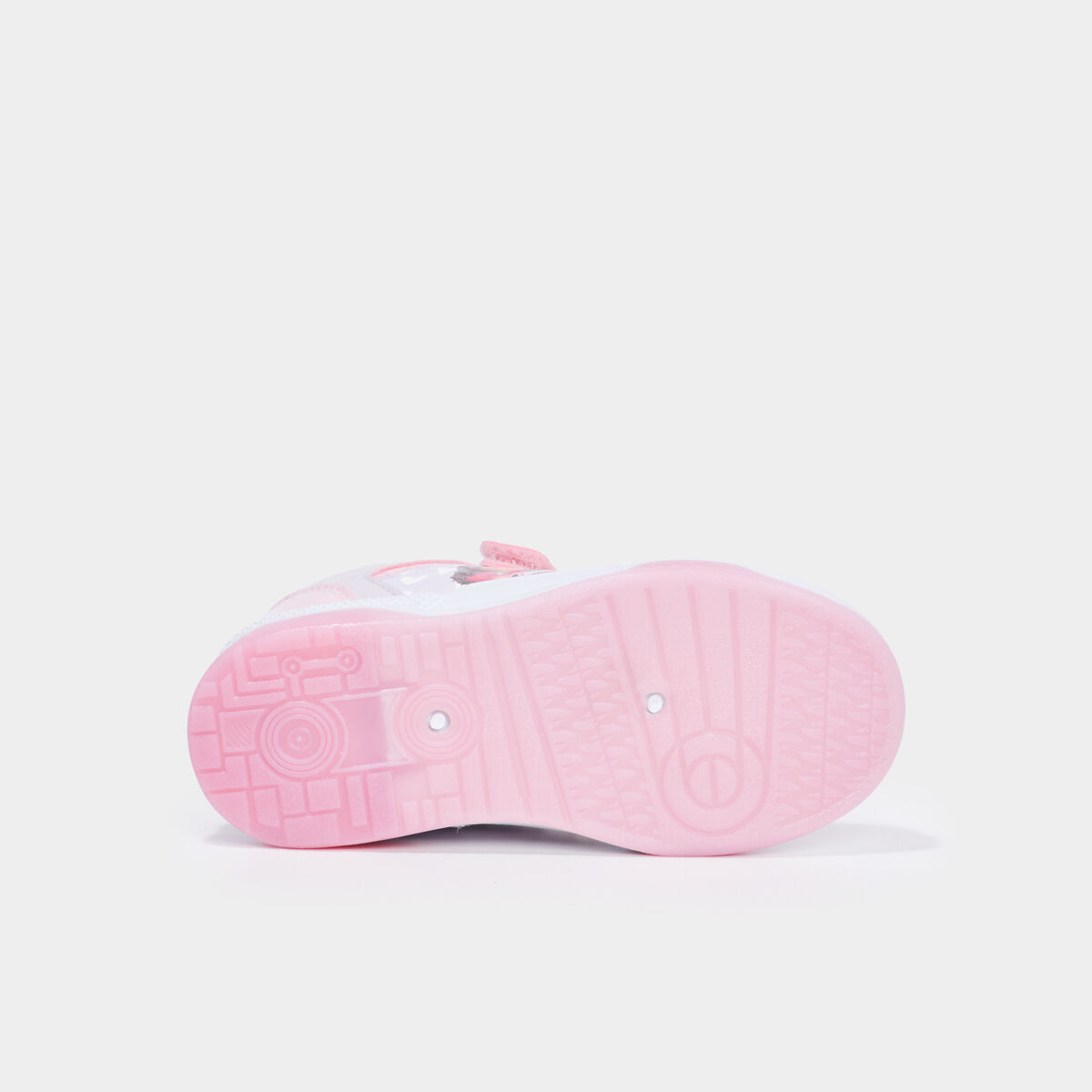 Tennis basses lumineuses paillet&eacute;es Gaby rose fille