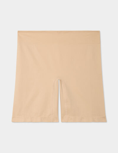 Short taille haute élastiquée sable femme grande taille