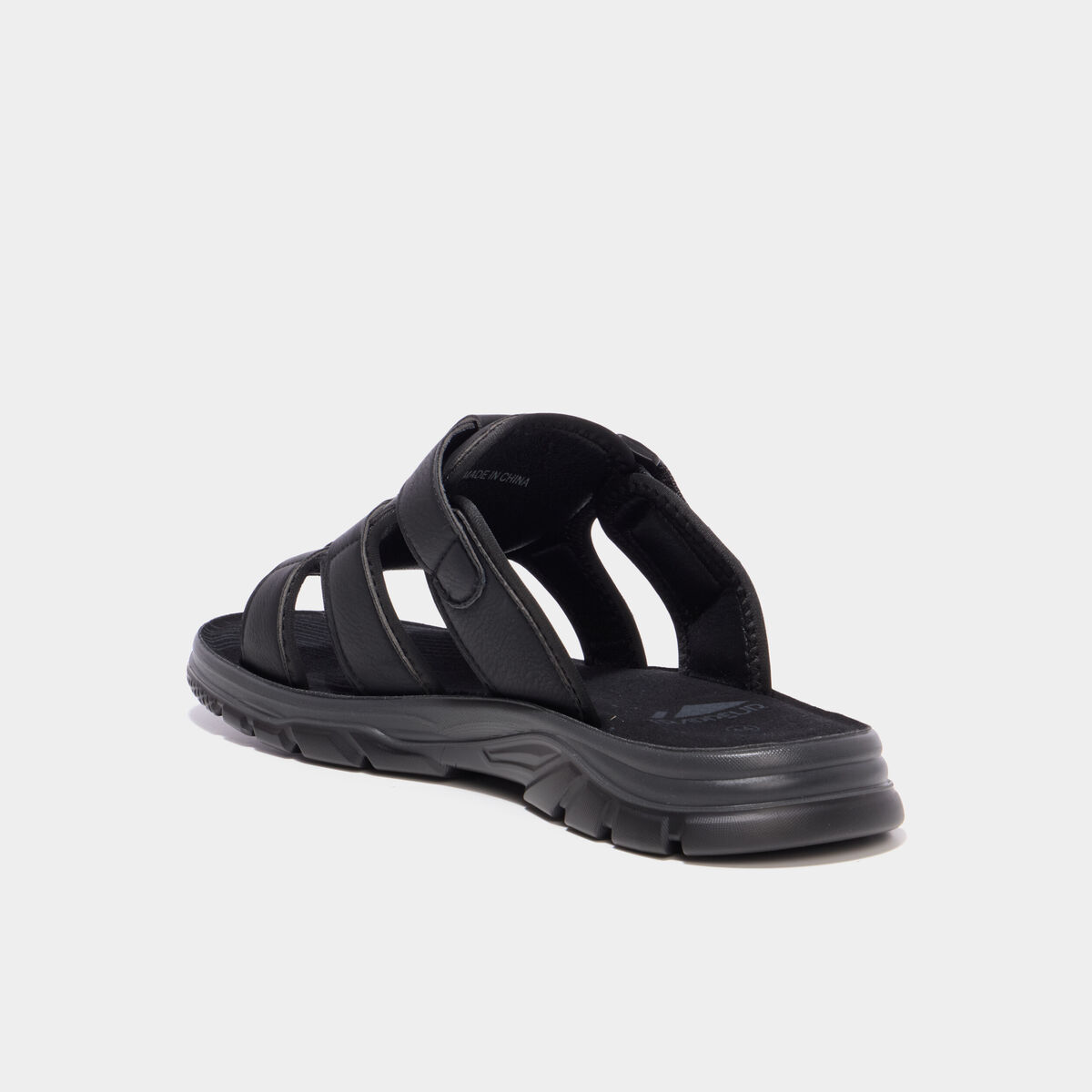 Mules &agrave; scratchs noir homme