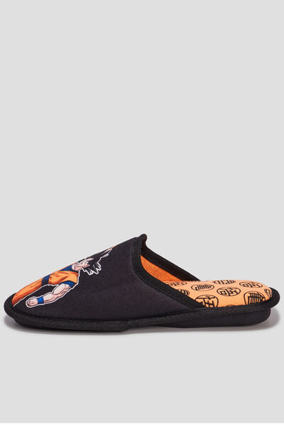 Chaussons mules Dragon Ball Z noir garçon