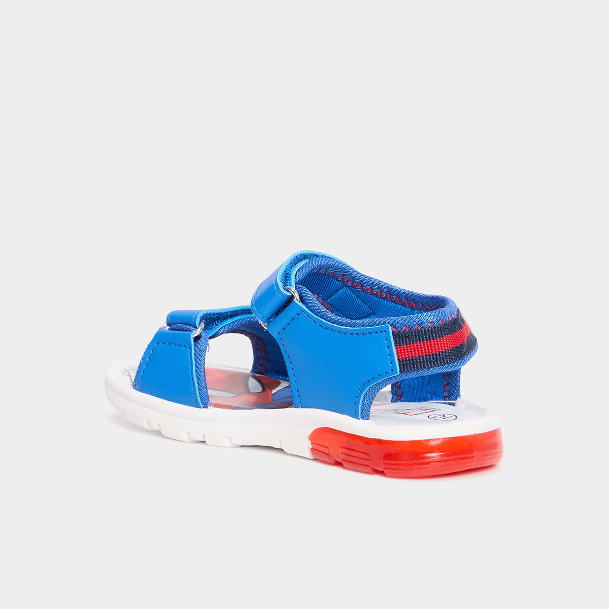 Sandales semelles lumineuses Spider-Man rouge gar&ccedil;on
