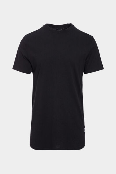 T-shirt manches courtes noir homme
