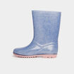 Bottes de pluie paillettes Stitch bleu fille