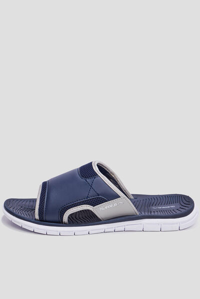 Mules Trappeur bleu marine homme