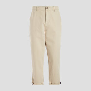 Pantalon chino droit sable homme