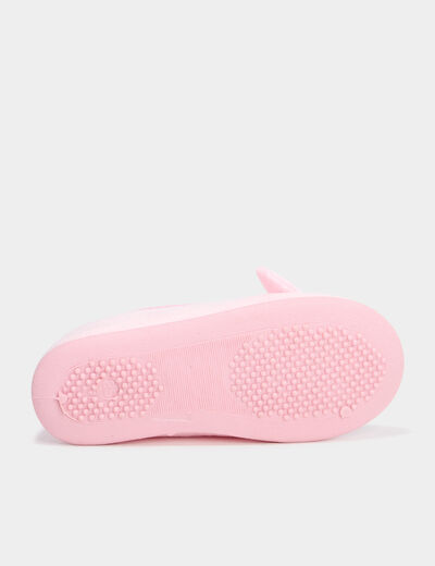 Chaussons ballerines rose fille