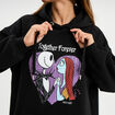 Sweat hoodie &Eacute;trange No&euml;l Monsieur Jack noir femme