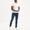 Jeans denim straight 5 poches denim blue black homme