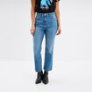 Jeans flare 7/8ème stretch denim double stone femme