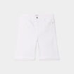 Bermuda slim blanc femme
