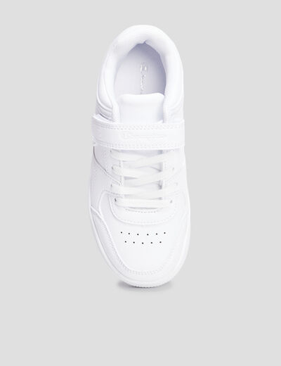 Tennis à lacets Champion Rebound blanc garçon
