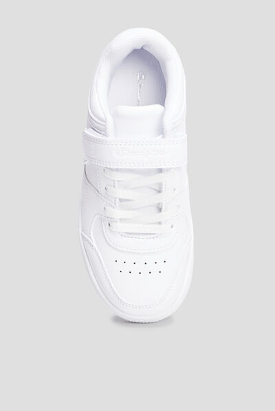Tennis à lacets Champion Rebound blanc garçon