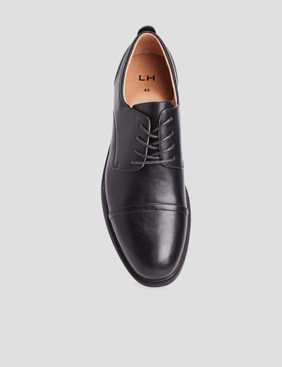 Derbies lacées noir homme