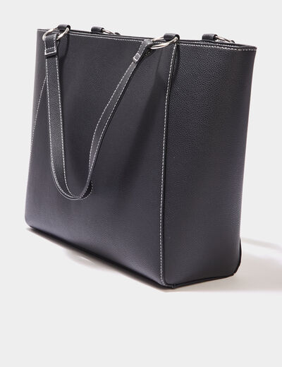 Sac cabas noir femme
