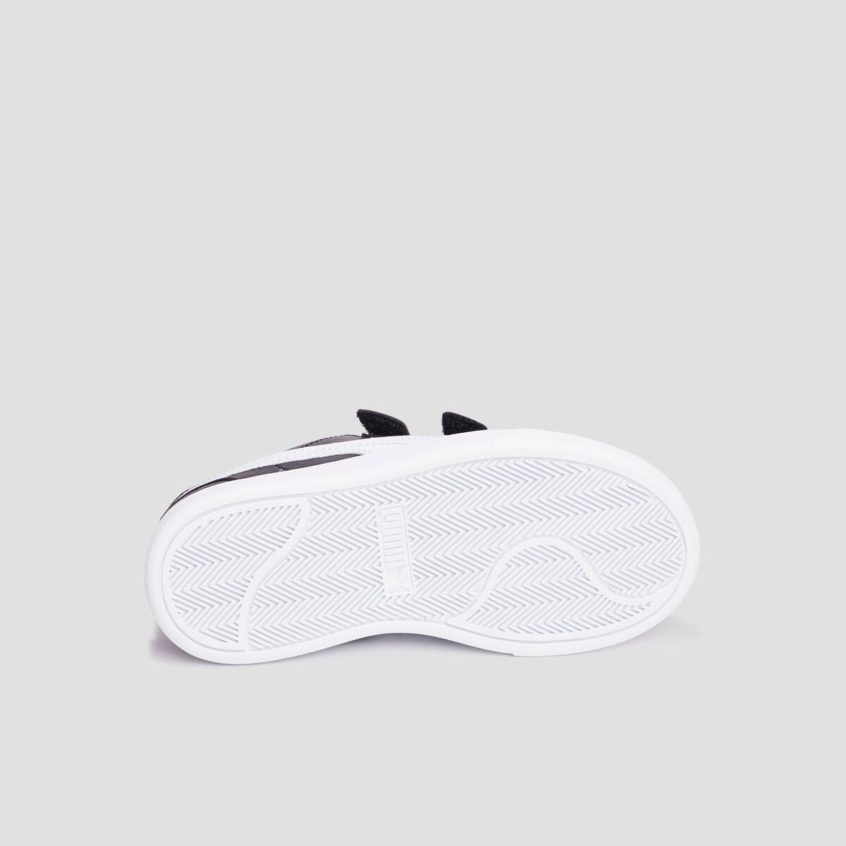 Tennis basses à scratchs Puma Shuffle noir garçon