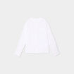 Chemise gaze coton manches retroussables blanc garçon