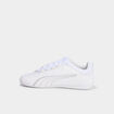 Tennis basses lacets élastiqués Puma blanc femme