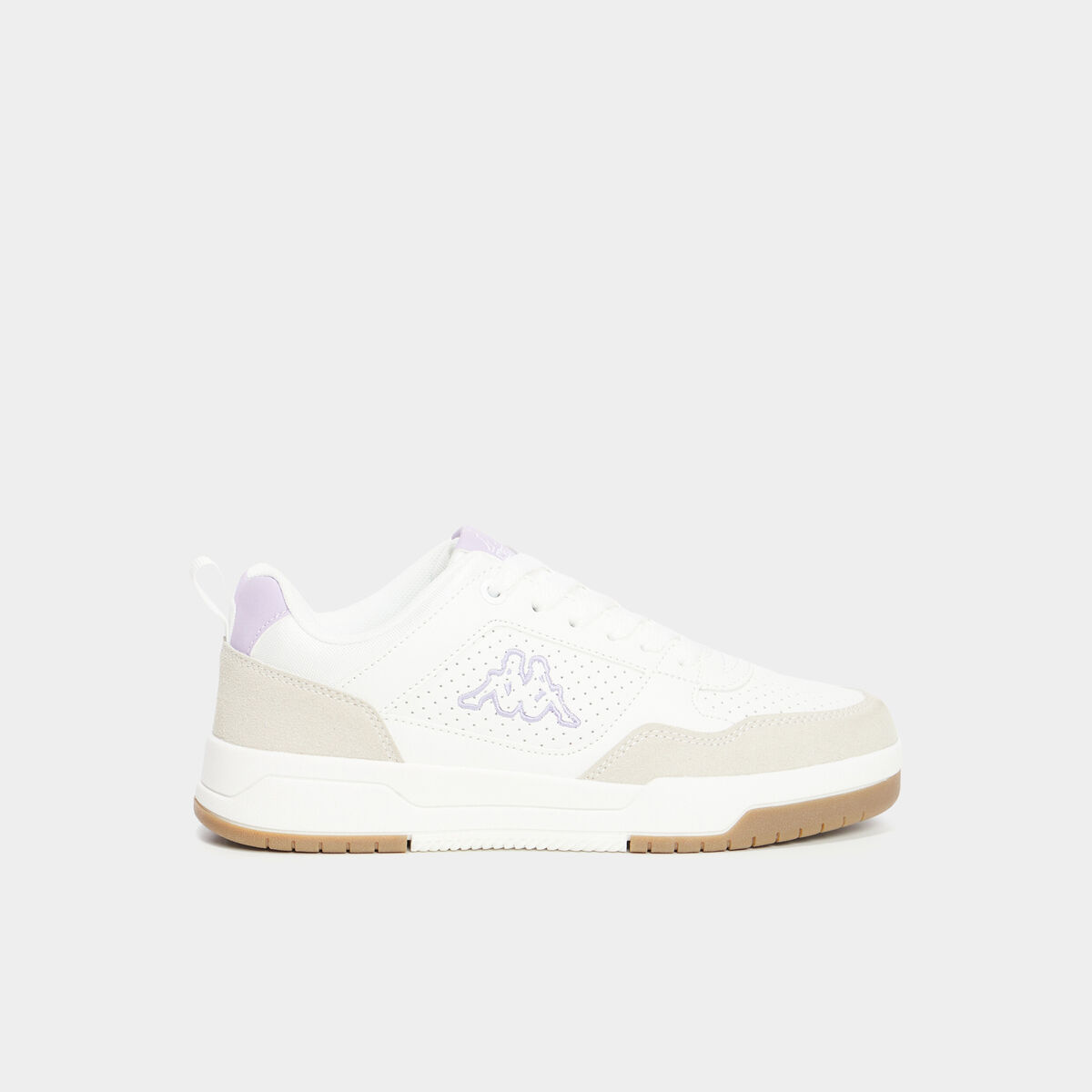 Tennis basses lacets Kappa violet fille