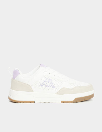 Tennis basses lacets Kappa violet fille