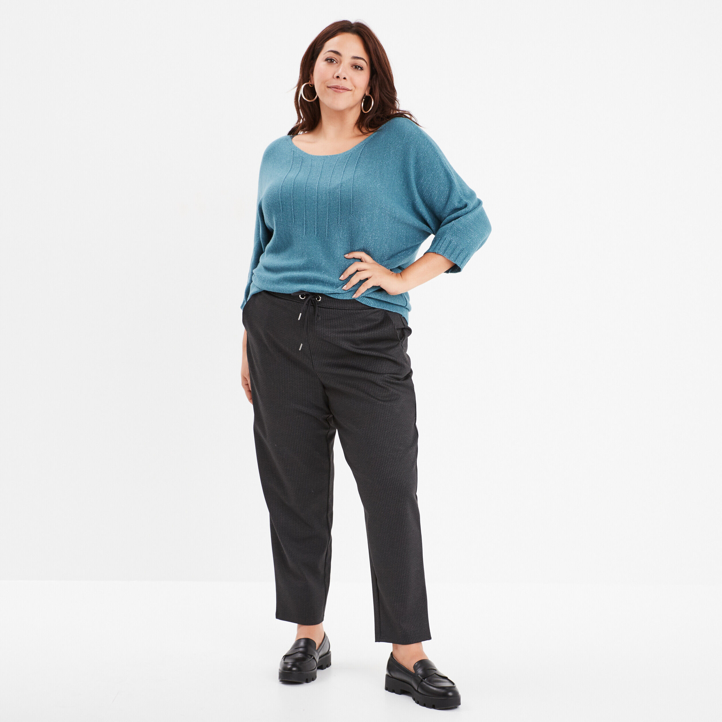 La halle pantalon femme grande taille 2025