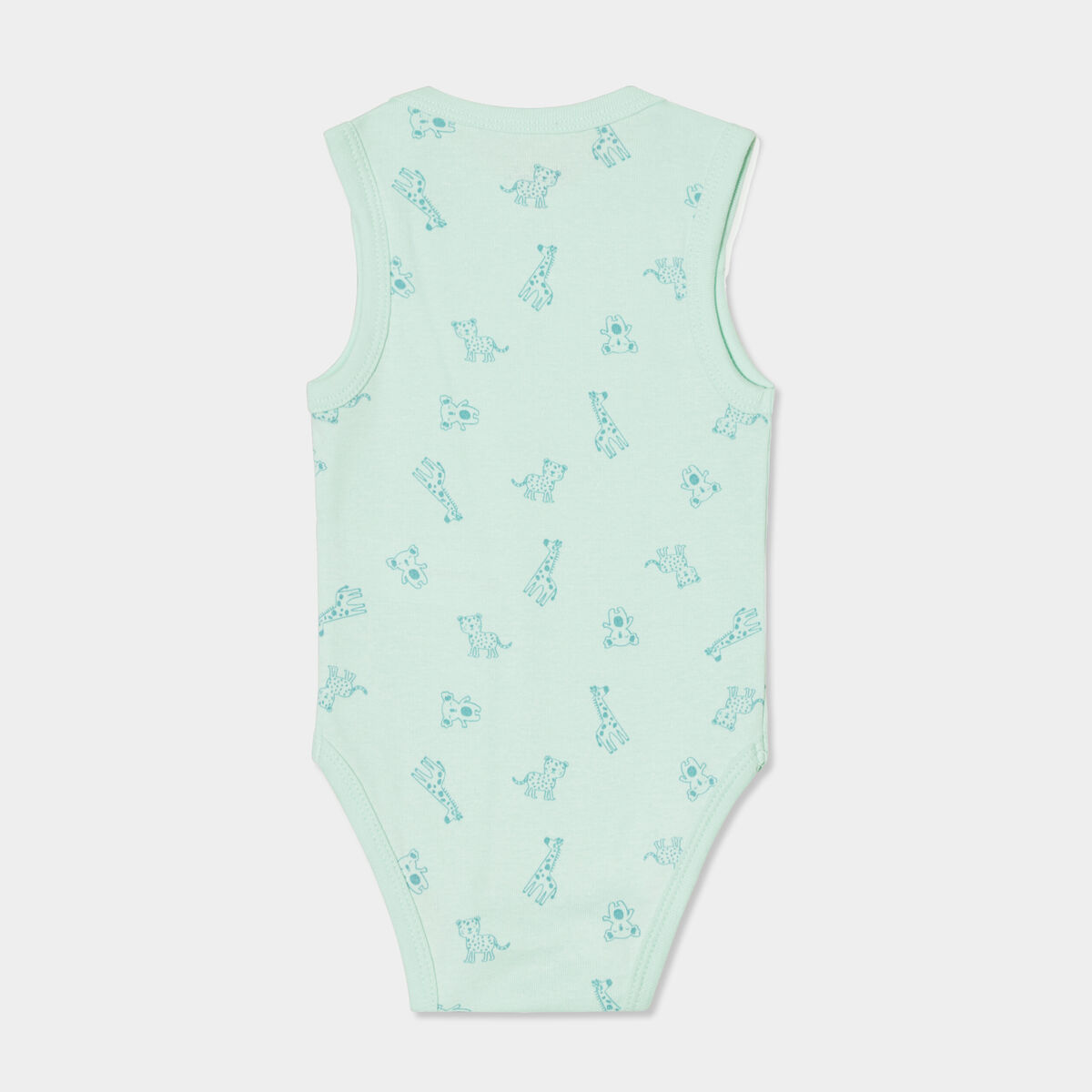 Lot 3 bodies US coton sans manches blanc bébé garçon