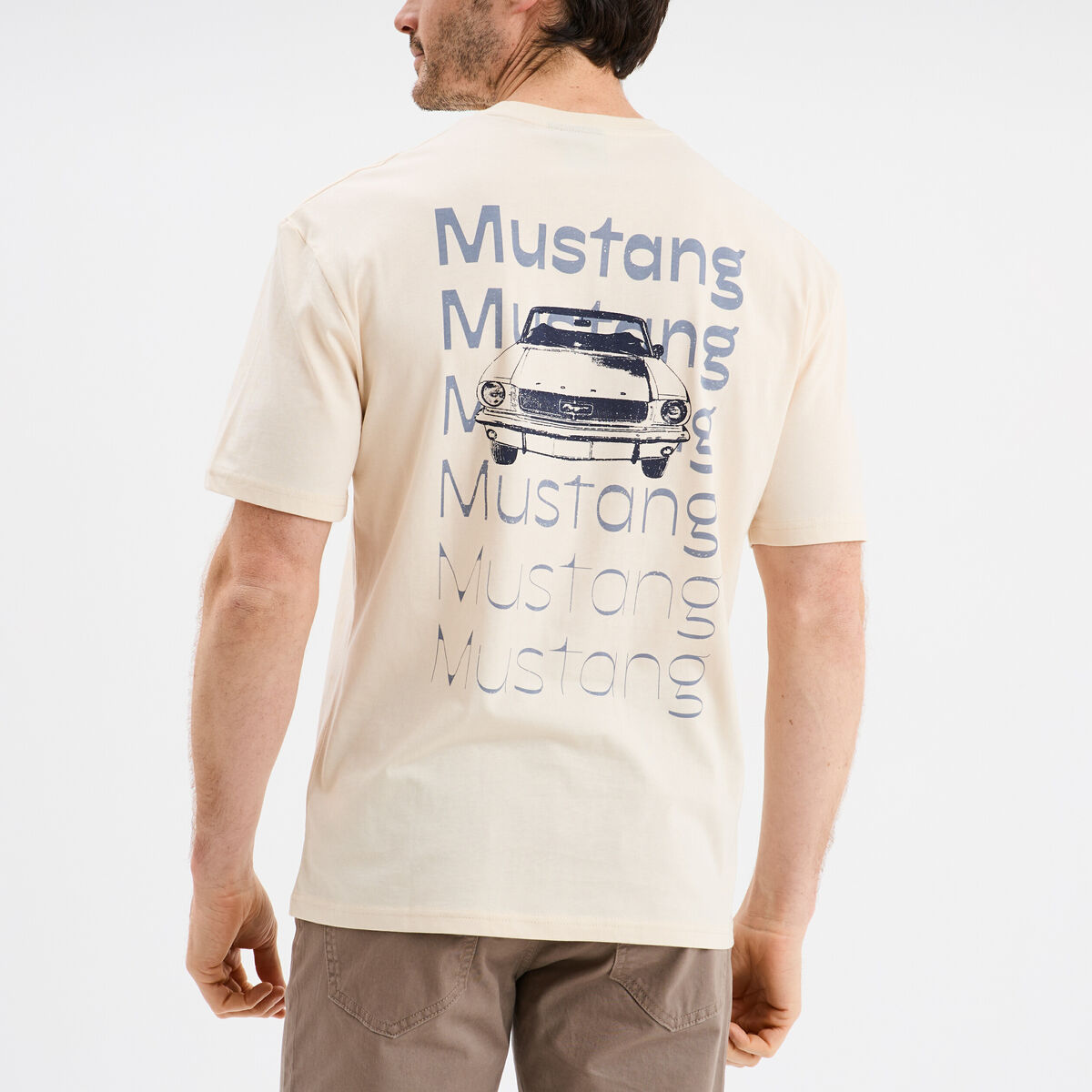 Mustang Cardigan Dana 1013605 Écru Regular Fit