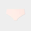 Shorty microfibre sans coutures rose clair femme