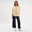 Veste sans manches sable femme