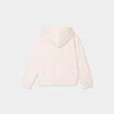 Sweat &agrave; capuche hoodie relax molleton ivoire fille