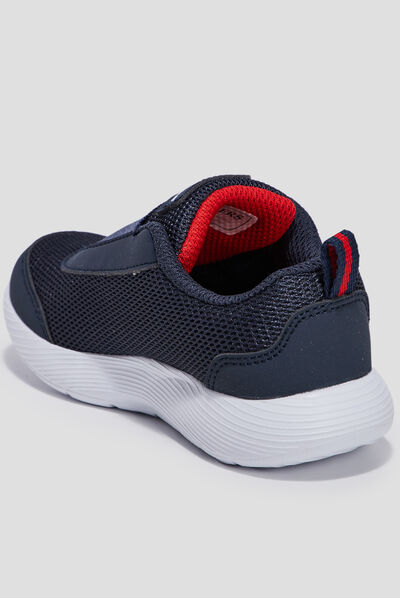 Baskets running Skechers Varitix bleu marine garçon