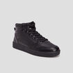 Baskets montantes à lacets noir homme