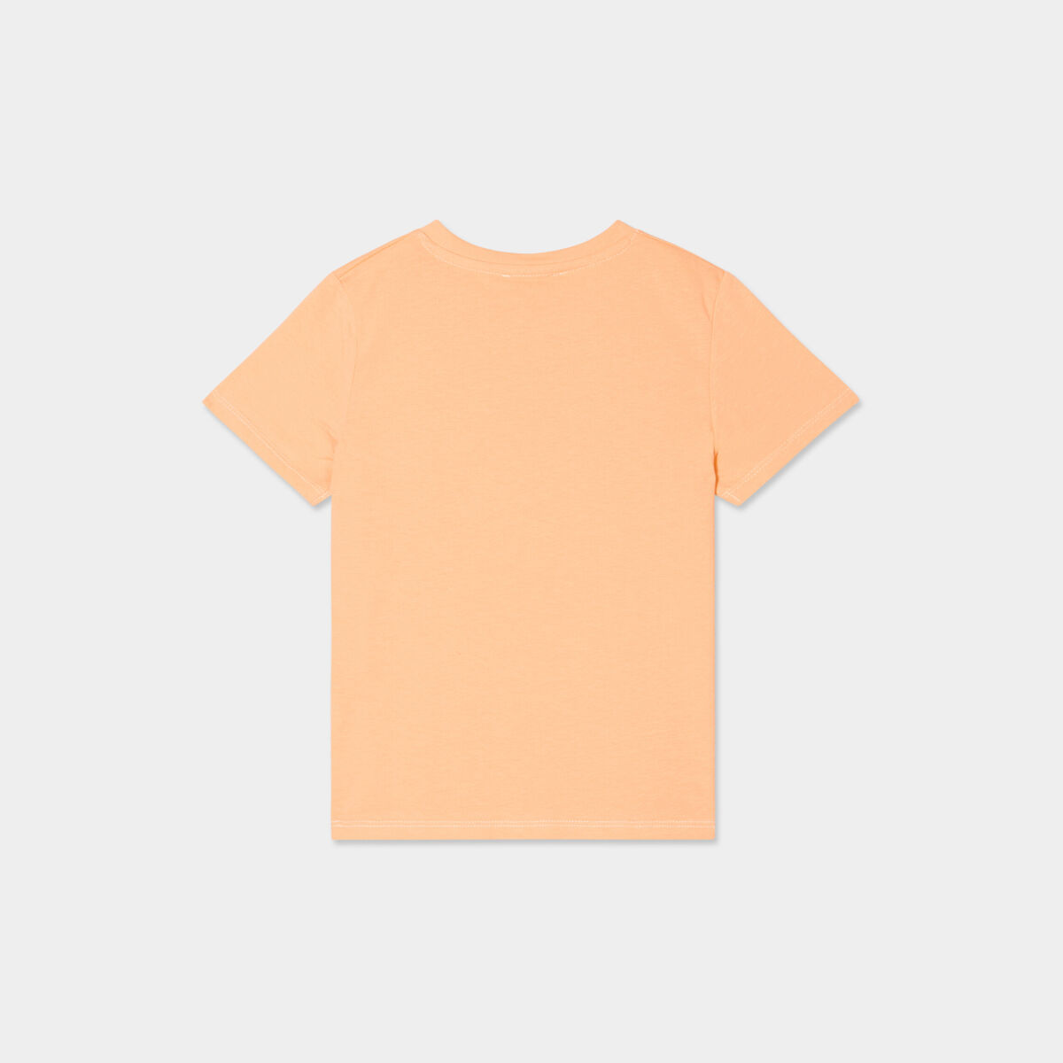 Ensemble pyjama short et t-shirt coton orange corail garçon