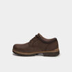 Derbies &agrave; lacets semelle crant&eacute;e marron fonc&eacute; homme