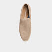 Mocassins en cuir sable homme