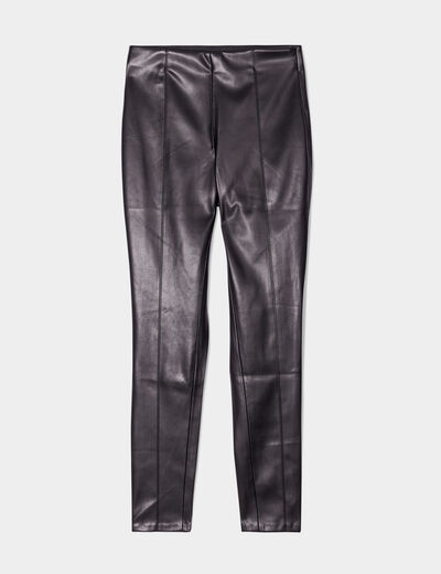 Pantalon 7/8 Taille Haute Noir Ikks Femme - 2246925-noir00