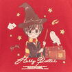 Sweat à capuche hoodie Harry Potter bordeaux fille