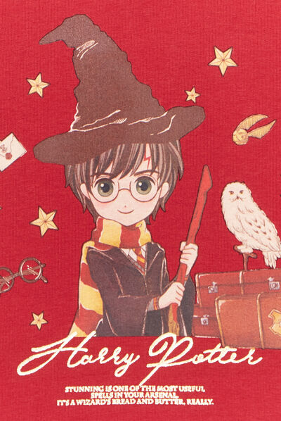 Sweat à capuche hoodie Harry Potter bordeaux fille