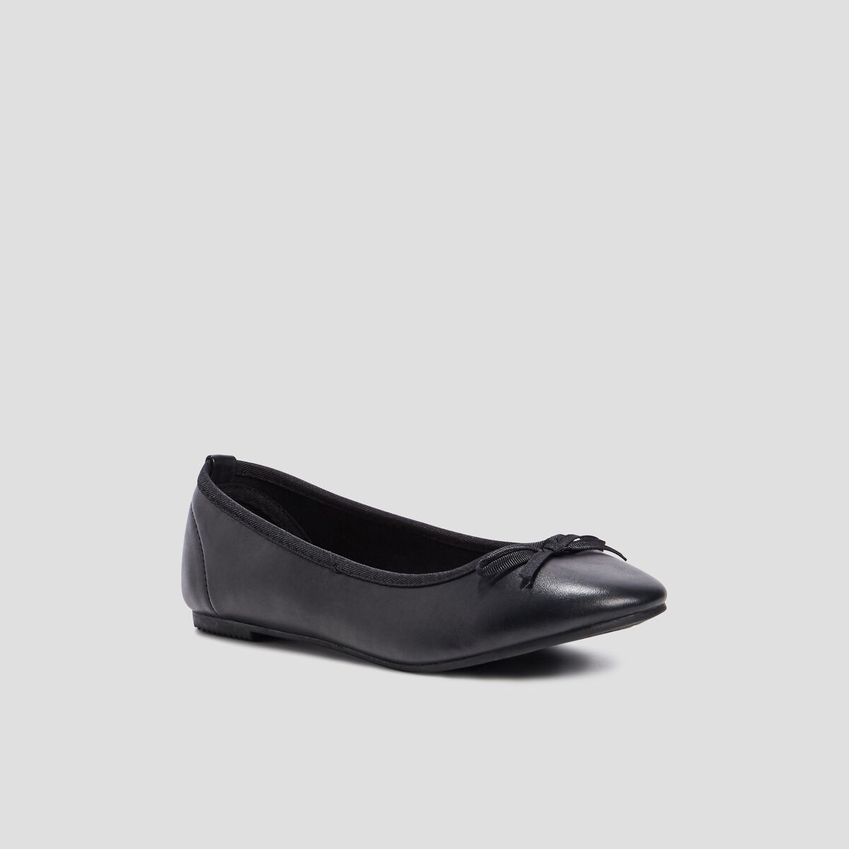 Ballerines avec noeuds noir fille