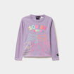 T-shirt manches longues Squishmallow parme fille
