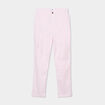 Pantalon chino droit stretch rose homme
