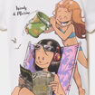 T-shirt manches courtes Les Sisters blanc fille
