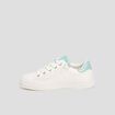 Tennis &agrave; lacets Liberto blanc fille