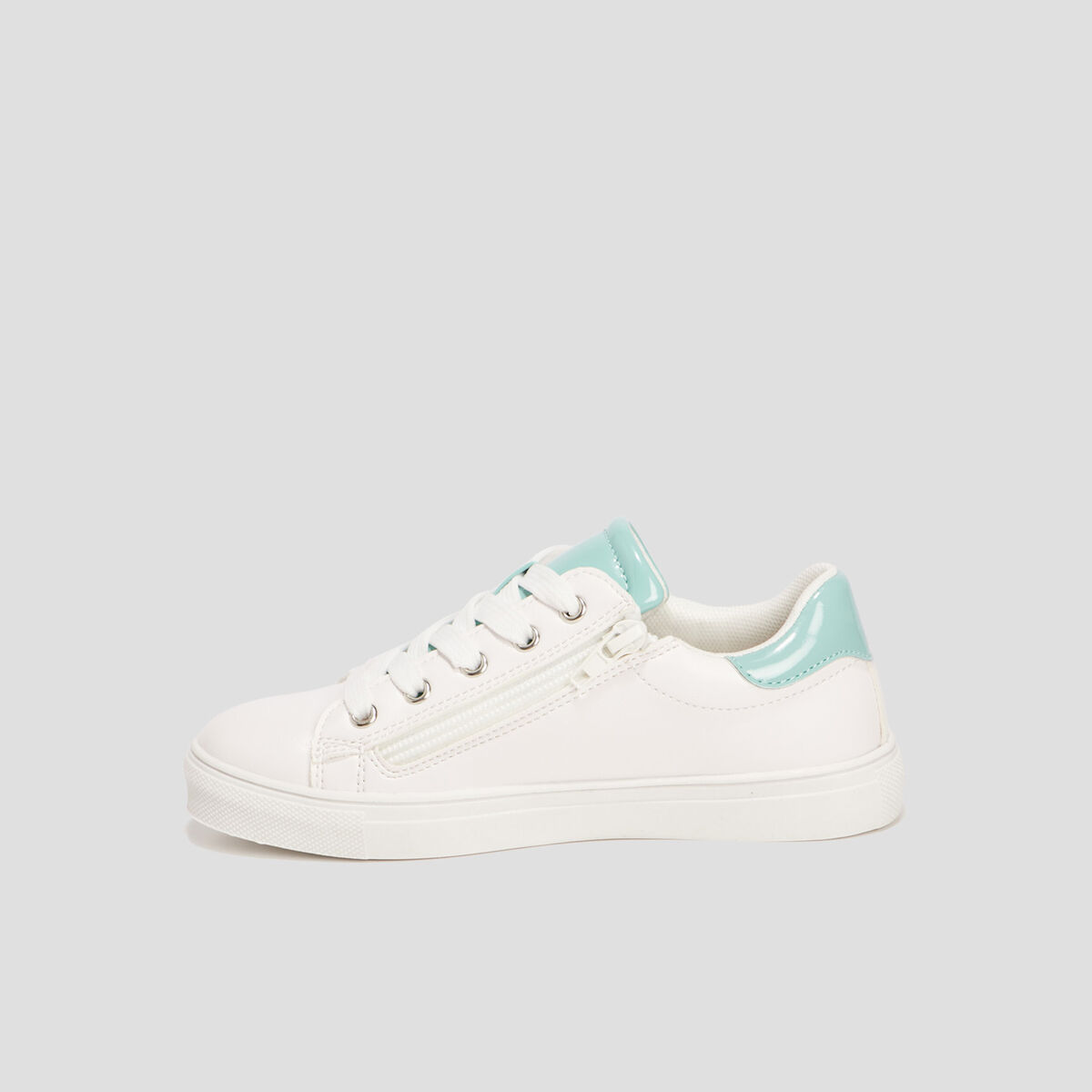 Tennis &agrave; lacets Liberto blanc fille