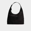 Sac port&eacute;-&eacute;paule effet su&eacute;dine noir femme