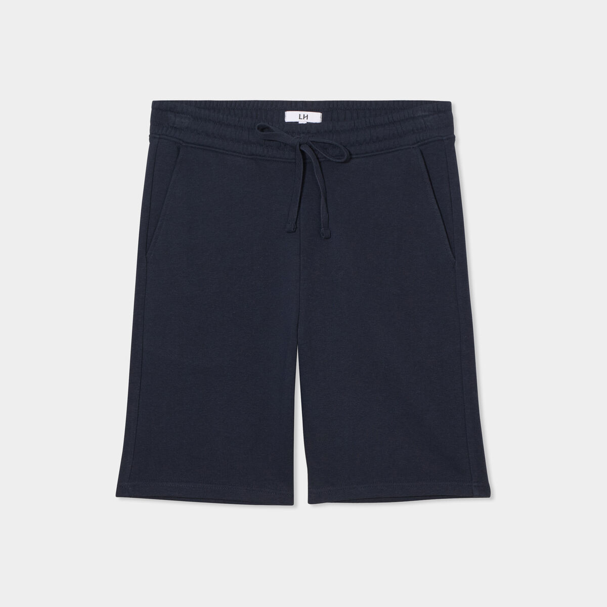 Short de jogging en molleton bleu marine homme